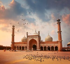 La mosquée Jama Masjid à New Delhi